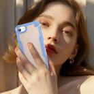 For iPhone SE 2022 Armor Glaze PC Hybrid TPU Phone Case(Blue) - 3