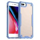 For iPhone 7 Plus Armor Glaze PC Hybrid TPU Phone Case(Blue) - 1