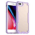 For iPhone 7 Plus Armor Glaze PC Hybrid TPU Phone Case(Purple) - 1