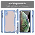 For iPhone XS Max Armor Glaze PC Hybrid TPU Phone Case(Blue) - 2