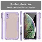 For iPhone XS Max Armor Glaze PC Hybrid TPU Phone Case(Purple) - 2