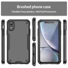 For iPhone XR Armor Glaze PC Hybrid TPU Phone Case(Black) - 2