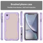 For iPhone XR Armor Glaze PC Hybrid TPU Phone Case(Purple) - 2