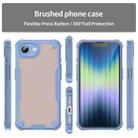 For iPhone SE 2024 Armor Glaze PC Hybrid TPU Phone Case(Blue) - 2