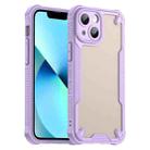 For iPhone 13 mini Armor Glaze PC Hybrid TPU Phone Case(Purple) - 1