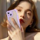 For iPhone 13 mini Armor Glaze PC Hybrid TPU Phone Case(Purple) - 3