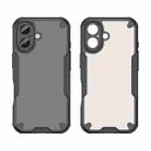 For iPhone 17 Armor Glaze PC Hybrid TPU Phone Case(Black) - 2