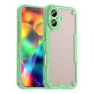 For iPhone 17 Armor Glaze PC Hybrid TPU Phone Case(Green) - 1