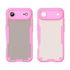 For iPhone 17 Air Armor Glaze PC Hybrid TPU Phone Case(Pink) - 2