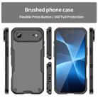 For iPhone 17 Air Armor Glaze PC Hybrid TPU Phone Case(Black) - 3