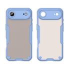 For iPhone 17 Air Armor Glaze PC Hybrid TPU Phone Case(Blue) - 2