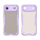 For iPhone 17 Air Armor Glaze PC Hybrid TPU Phone Case(Purple) - 2