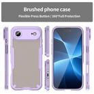 For iPhone 17 Air Armor Glaze PC Hybrid TPU Phone Case(Purple) - 3