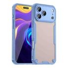 For iPhone 17 Pro Max Armor Glaze PC Hybrid TPU Phone Case(Blue) - 1