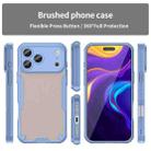 For iPhone 17 Pro Max Armor Glaze PC Hybrid TPU Phone Case(Blue) - 2