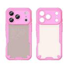 For iPhone 17 Pro Armor Glaze PC Hybrid TPU Phone Case(Pink) - 2