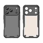 For iPhone 17 Pro Armor Glaze PC Hybrid TPU Phone Case(Black) - 2