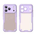 For iPhone 17 Pro Armor Glaze PC Hybrid TPU Phone Case(Purple) - 2