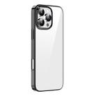 For iPhone 16 Pro Max Mutural Jiantou Series Electroplating Hybrid PC Phone Case(Black) - 1