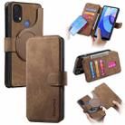 For Motorola Moto E30 / E20 CaseNeo MagSafe RFID Anti-theft Retro Leather Phone Case(Brown) - 1