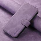For Motorola Moto E30 / E20 CaseNeo MagSafe RFID Anti-theft Retro Leather Phone Case(Purple) - 2