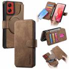 For Motorola Moto G Stylus 5G 2024 CaseNeo MagSafe RFID Anti-theft Retro Leather Phone Case(Brown) - 1