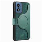 For Motorola Moto G Play 4G 2024 CaseNeo MagSafe RFID Anti-theft Retro Leather Phone Case(Green) - 3