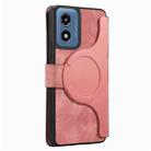 For Motorola Moto G Play 4G 2024 CaseNeo MagSafe RFID Anti-theft Retro Leather Phone Case(Pink) - 3