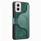 For Motorola Moto G Power 5G 2024 CaseNeo MagSafe RFID Anti-theft Retro Leather Phone Case(Green) - 3