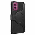 For Motorola Moto G55 CaseNeo MagSafe RFID Anti-theft Retro Leather Phone Case(Black) - 3