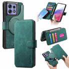 For Motorola Edge 50 Pro CaseNeo MagSafe RFID Anti-theft Retro Leather Phone Case(Green) - 1