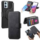 For Motorola Moto G85 EU CaseNeo MagSafe RFID Anti-theft Retro Leather Phone Case(Black) - 1