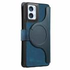 For Motorola Moto G85 EU CaseNeo MagSafe RFID Anti-theft Retro Leather Phone Case(Blue) - 3