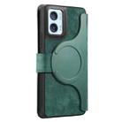 For Motorola Moto G85 EU CaseNeo MagSafe RFID Anti-theft Retro Leather Phone Case(Green) - 3