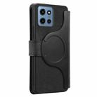 For Motorola Moto G 2025 CaseNeo MagSafe RFID Anti-theft Retro Leather Phone Case(Black) - 3