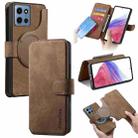 For Motorola Moto G 2025 CaseNeo MagSafe RFID Anti-theft Retro Leather Phone Case(Brown) - 1