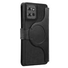For Motorola Moto G Power 2025 CaseNeo MagSafe RFID Anti-theft Retro Leather Phone Case(Black) - 3