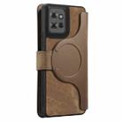 For Motorola Moto G Power 2025 CaseNeo MagSafe RFID Anti-theft Retro Leather Phone Case(Brown) - 3