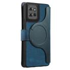 For Motorola Moto G Power 2025 CaseNeo MagSafe RFID Anti-theft Retro Leather Phone Case(Blue) - 3