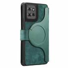 For Motorola Moto G Power 2025 CaseNeo MagSafe RFID Anti-theft Retro Leather Phone Case(Green) - 3