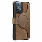 For Motorola Edge 50 Fusion CaseNeo MagSafe RFID Anti-theft Retro Leather Phone Case(Brown) - 3