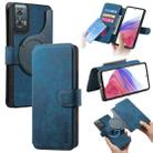 For Motorola Edge 50 Fusion CaseNeo MagSafe RFID Anti-theft Retro Leather Phone Case(Blue) - 1