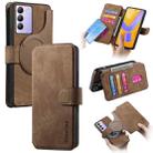 For vivo V40 SE / V40 Lite IDN CaseNeo MagSafe RFID Anti-theft Retro Leather Phone Case(Brown) - 1