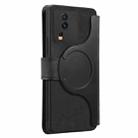 For vivo iQOO Neo7 CaseNeo MagSafe RFID Anti-theft Retro Leather Phone Case(Black) - 3