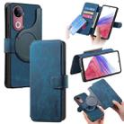 For vivo V50 CaseNeo MagSafe RFID Anti-theft Retro Leather Phone Case(Blue) - 1