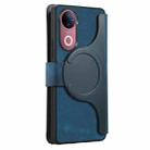 For vivo V50 CaseNeo MagSafe RFID Anti-theft Retro Leather Phone Case(Blue) - 3