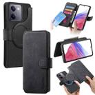 For vivo Y300+ / Y200 Pro 5G CaseNeo MagSafe RFID Anti-theft Retro Leather Phone Case(Black) - 1