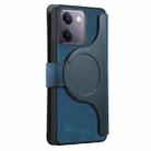 For vivo Y300+ / Y200 Pro 5G CaseNeo MagSafe RFID Anti-theft Retro Leather Phone Case(Blue) - 3