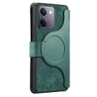 For vivo Y300+ / Y200 Pro 5G CaseNeo MagSafe RFID Anti-theft Retro Leather Phone Case(Green) - 3