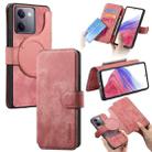 For vivo Y300+ / Y200 Pro 5G CaseNeo MagSafe RFID Anti-theft Retro Leather Phone Case(Pink) - 1